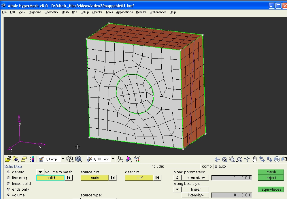 Hypermesh结构3D高精度网格剖分应用