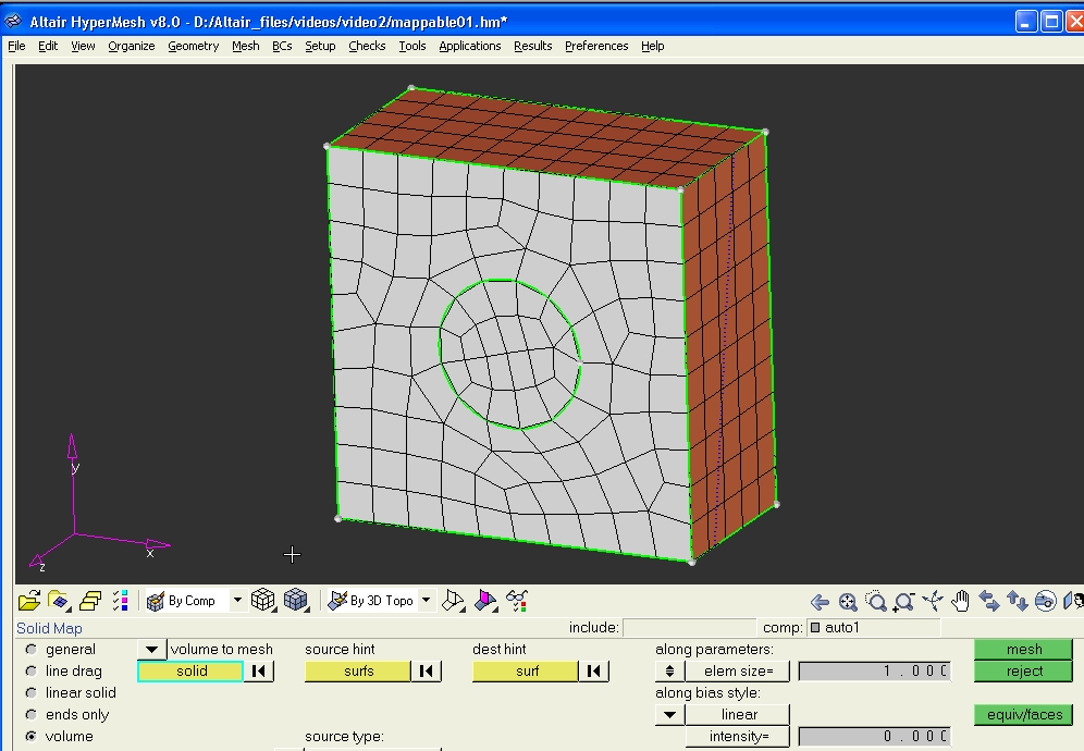 Summary of HyperMesh Structural 3D High-Precision Meshing Application Training